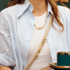 Kali Crystal Necklace 18k Gold