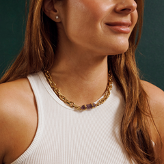 Alchemy Crystal Choker 18k Gold