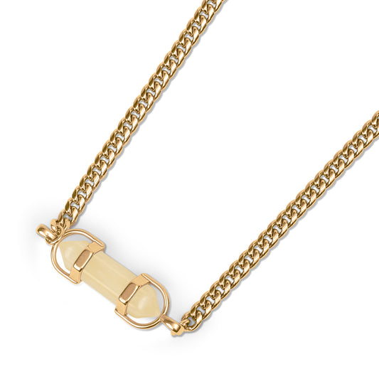 Kali Crystal Necklace 18k Gold