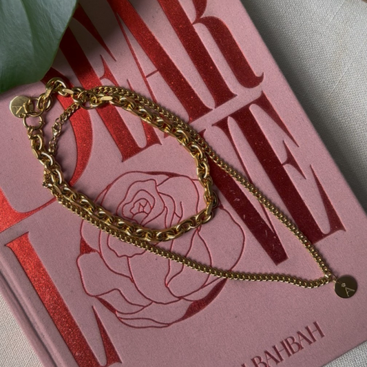 Mena Choker 18k gold plated