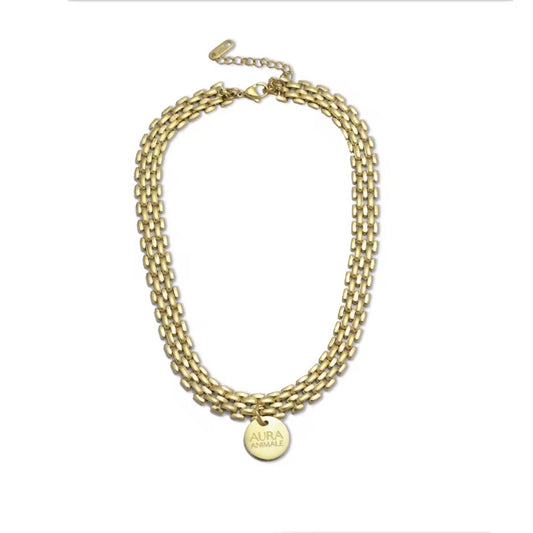 Braided Logo Choker